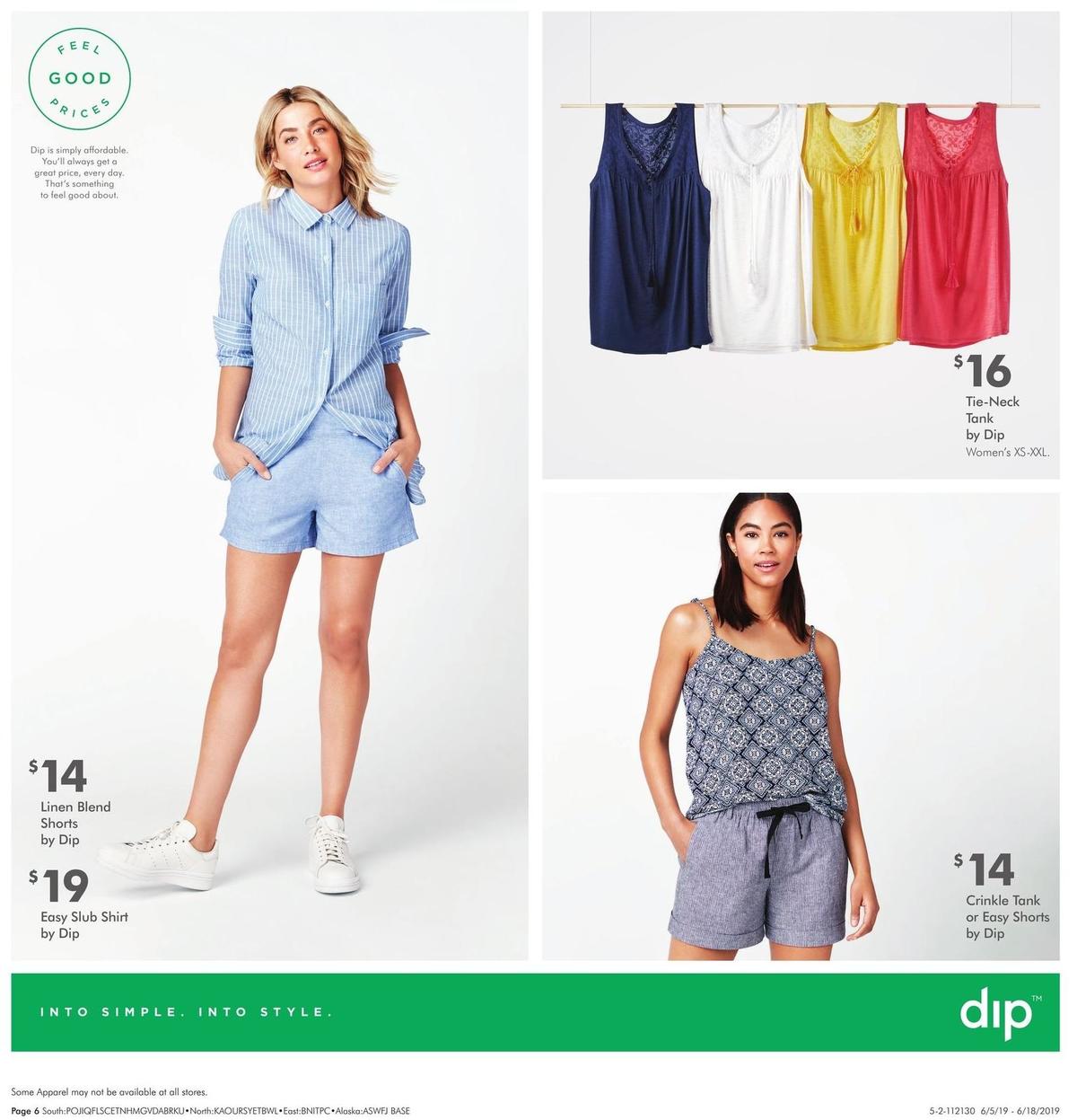 Fred Meyer Dip Apparel Weekly Ad from June 5