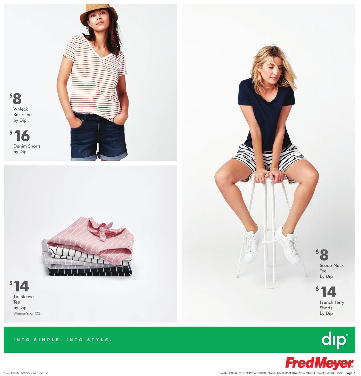 Fred Meyer Dip Apparel Weekly Ad from June 5