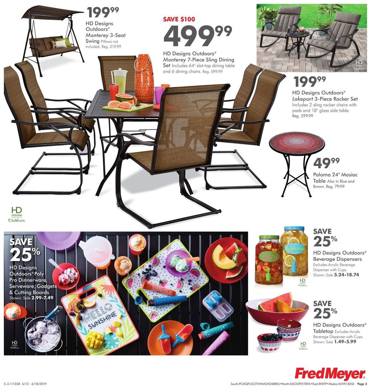 Fred Meyer General Merchandise Weekly Ad from June 12