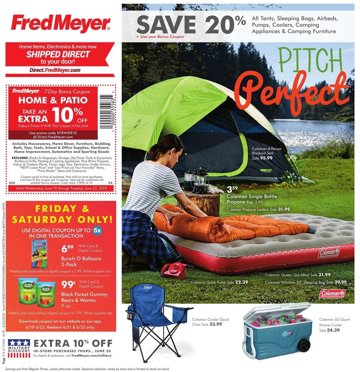 Fred Meyer General Merchandise Weekly Ad from June 19