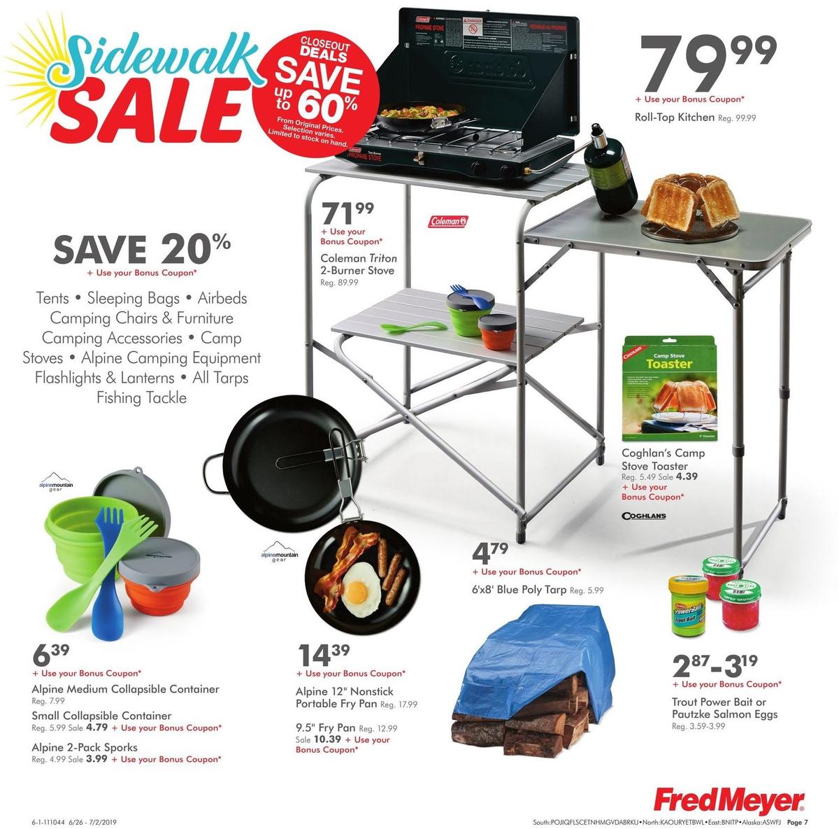 Fred Meyer General Merchandise Weekly Ad from June 26