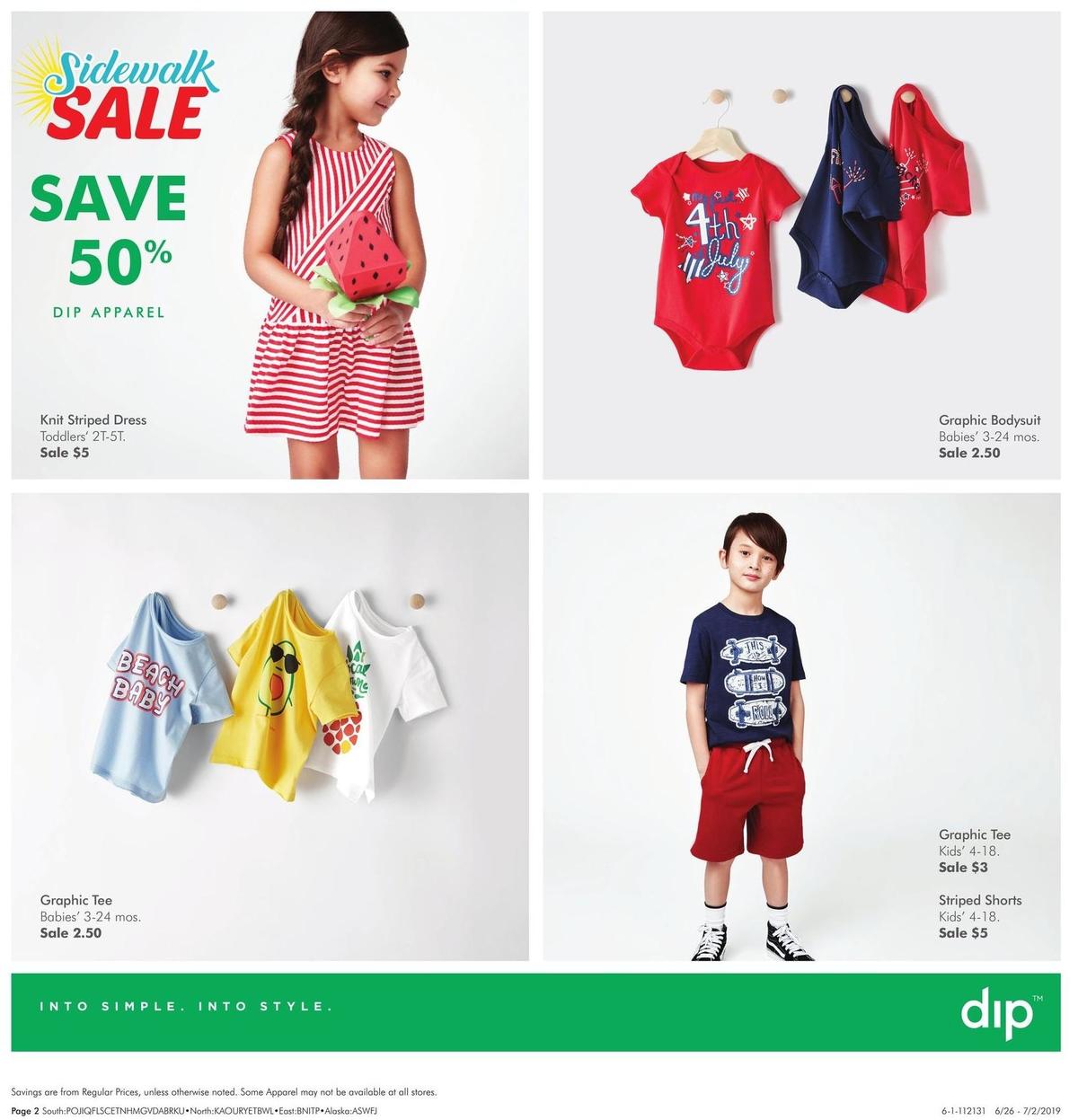 Fred Meyer Dip Apparel Weekly Ad from June 26
