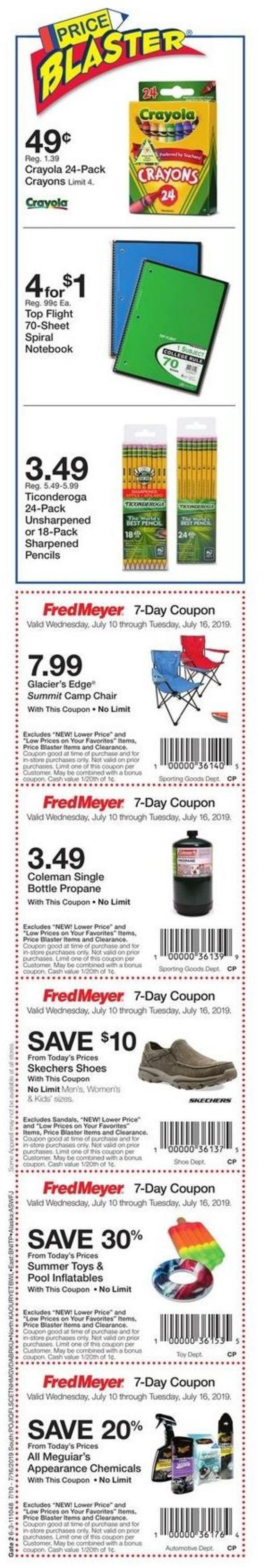 Fred Meyer Weekly Ad from July 10