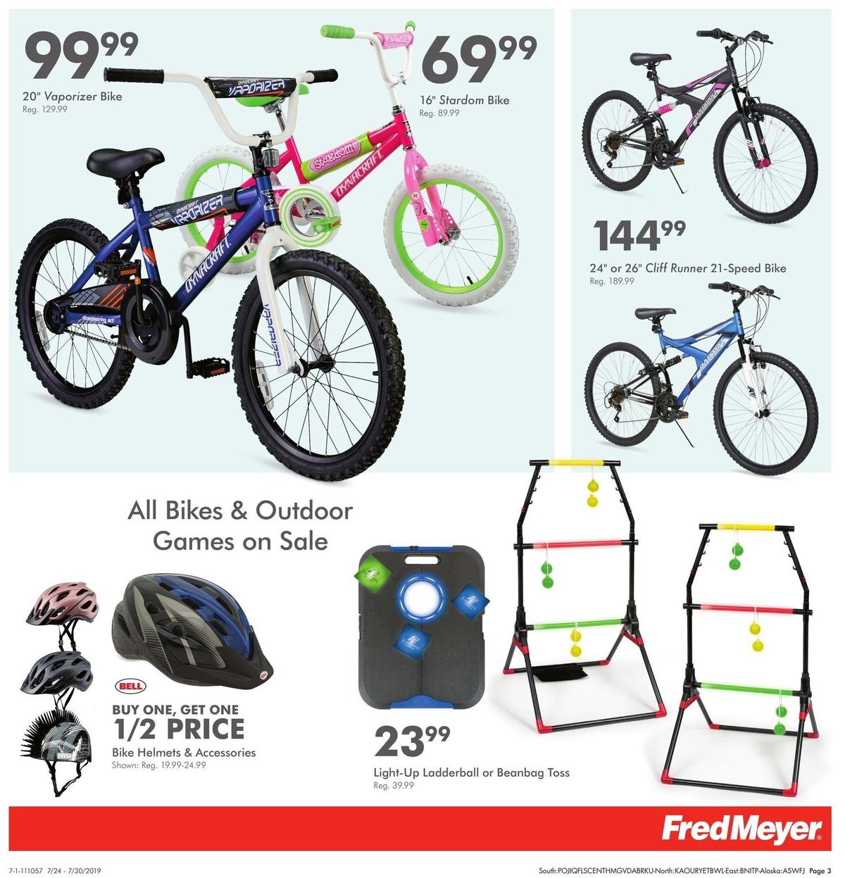Fred Meyer General Merchandise Weekly Ad from July 24