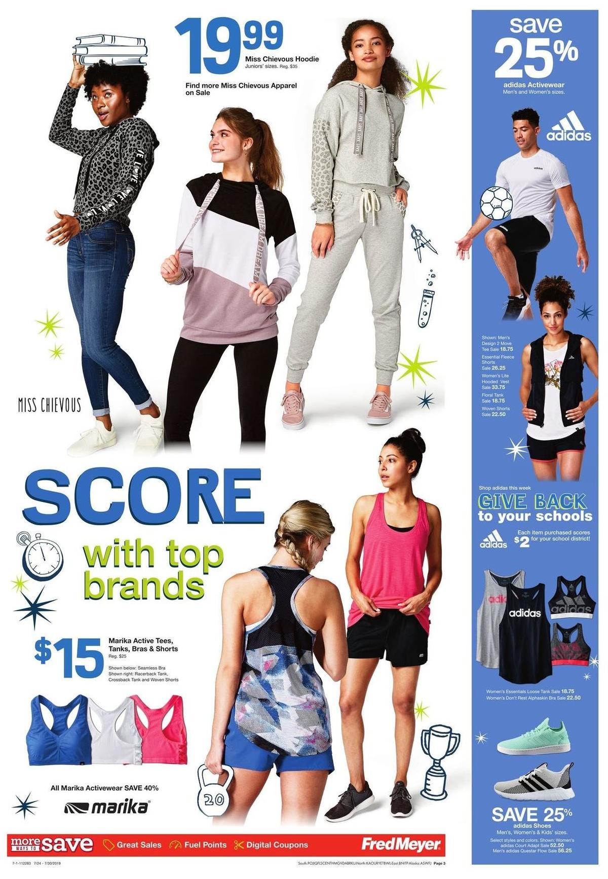 Fred Meyer Back to School Weekly Ad from July 24