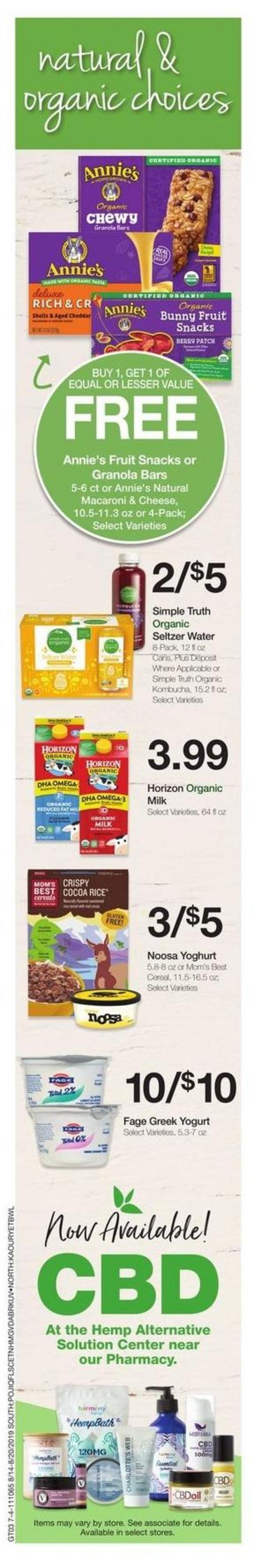 Fred Meyer Weekly Ad from August 14
