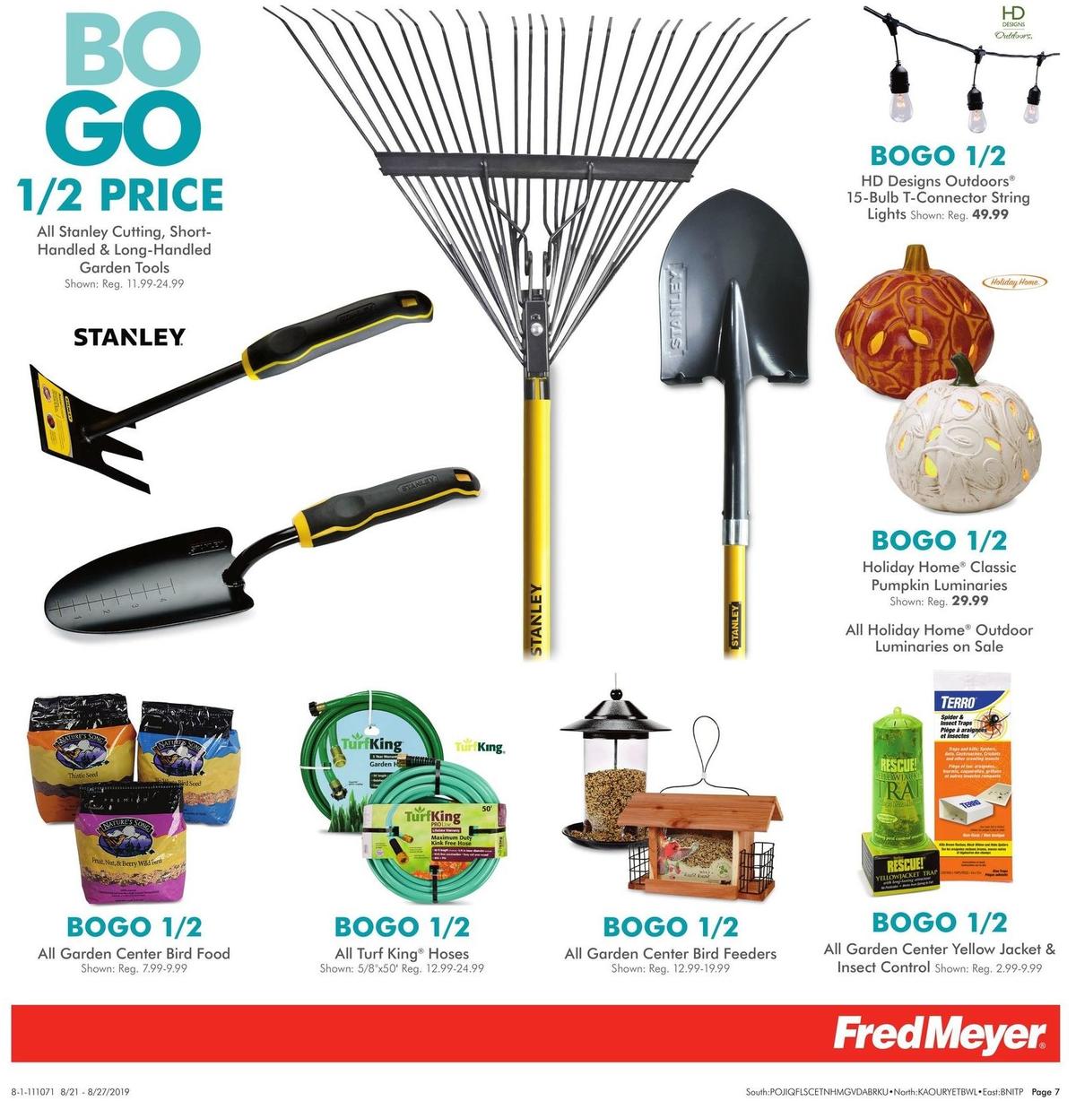Fred Meyer General Merchandise Weekly Ad from August 21