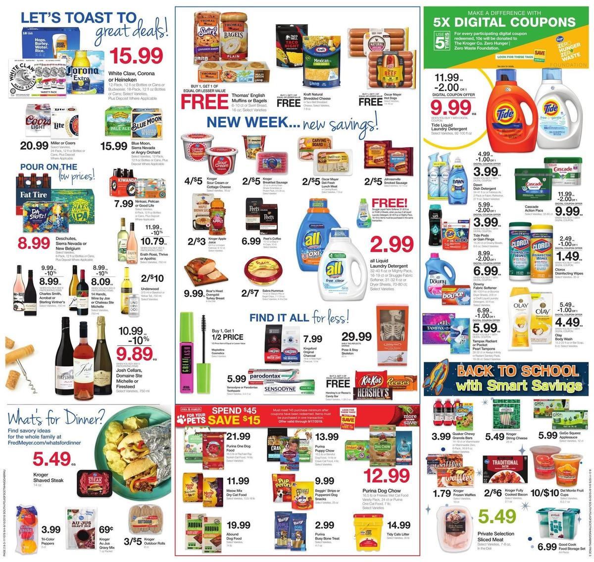 Fred Meyer Weekly Ad from September 4