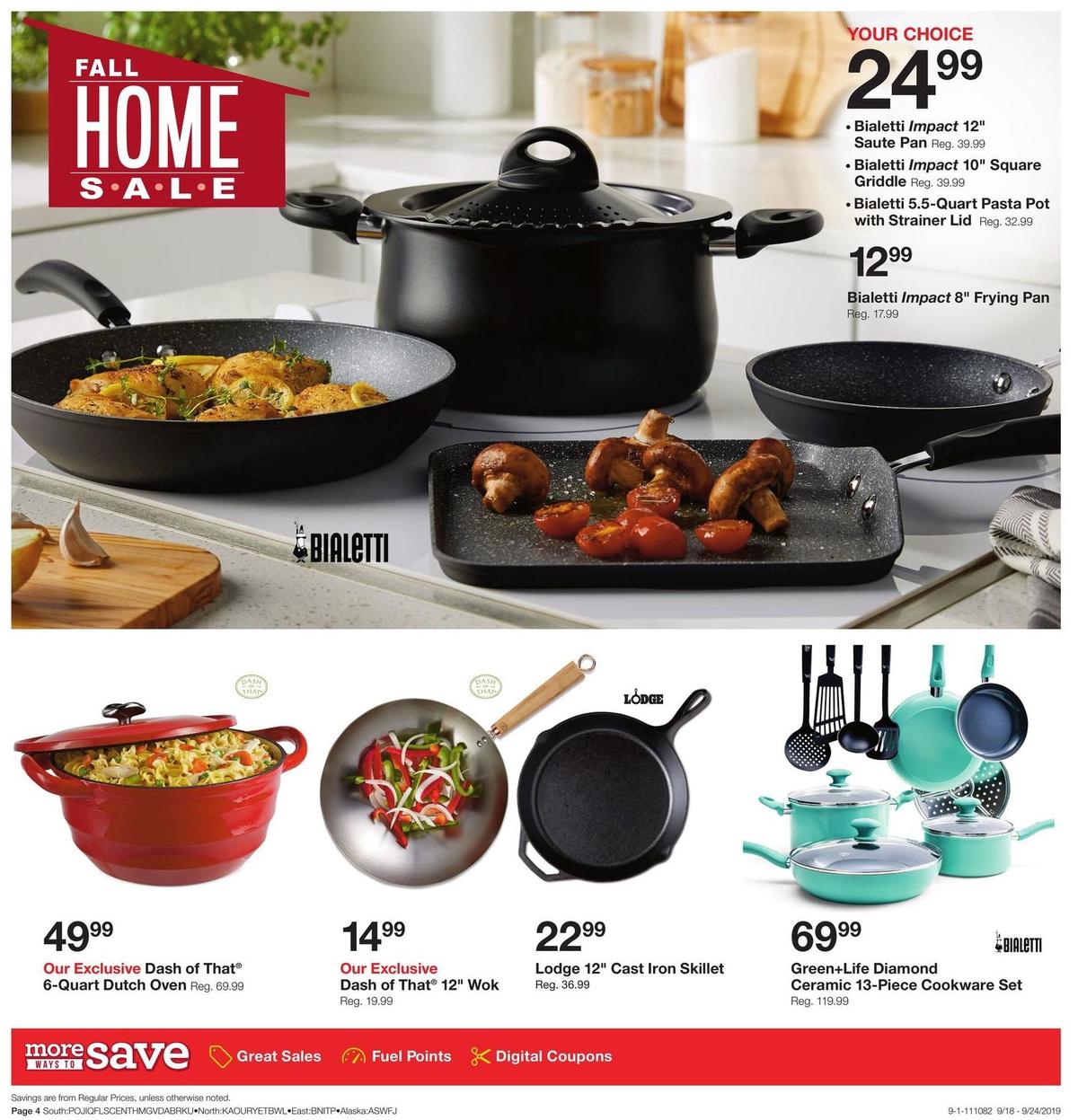 Fred Meyer General Merchandise Weekly Ad from September 18