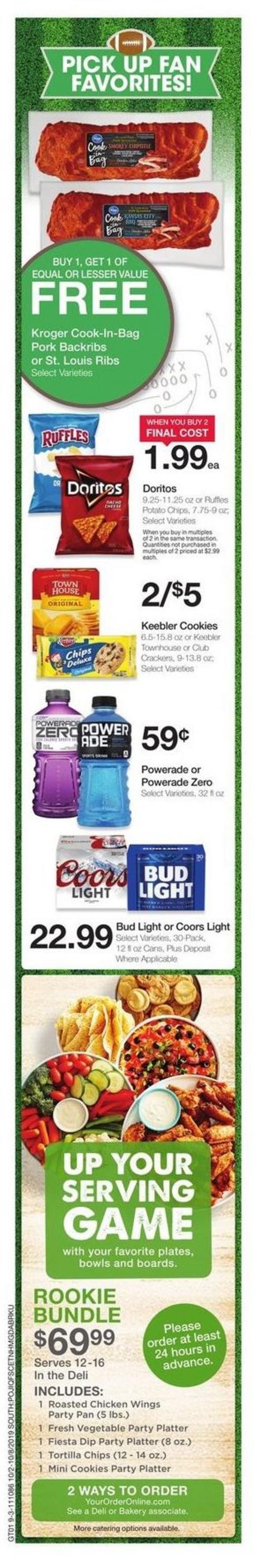 Fred Meyer Weekly Ad from October 2
