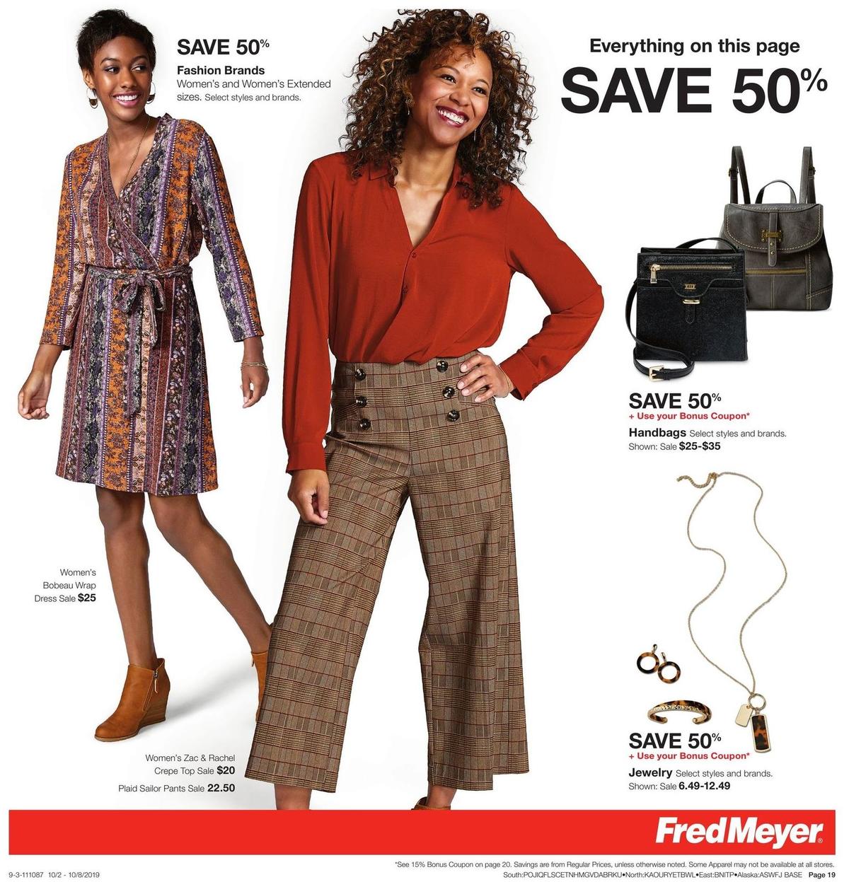 Fred Meyer General Merchandise Weekly Ad from October 2