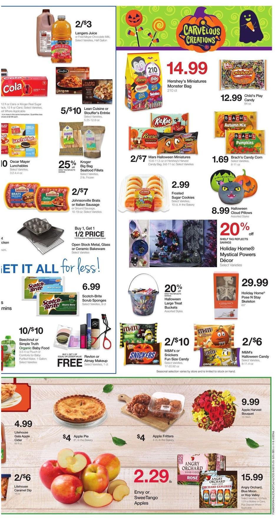 Fred Meyer Weekly Ad from October 9