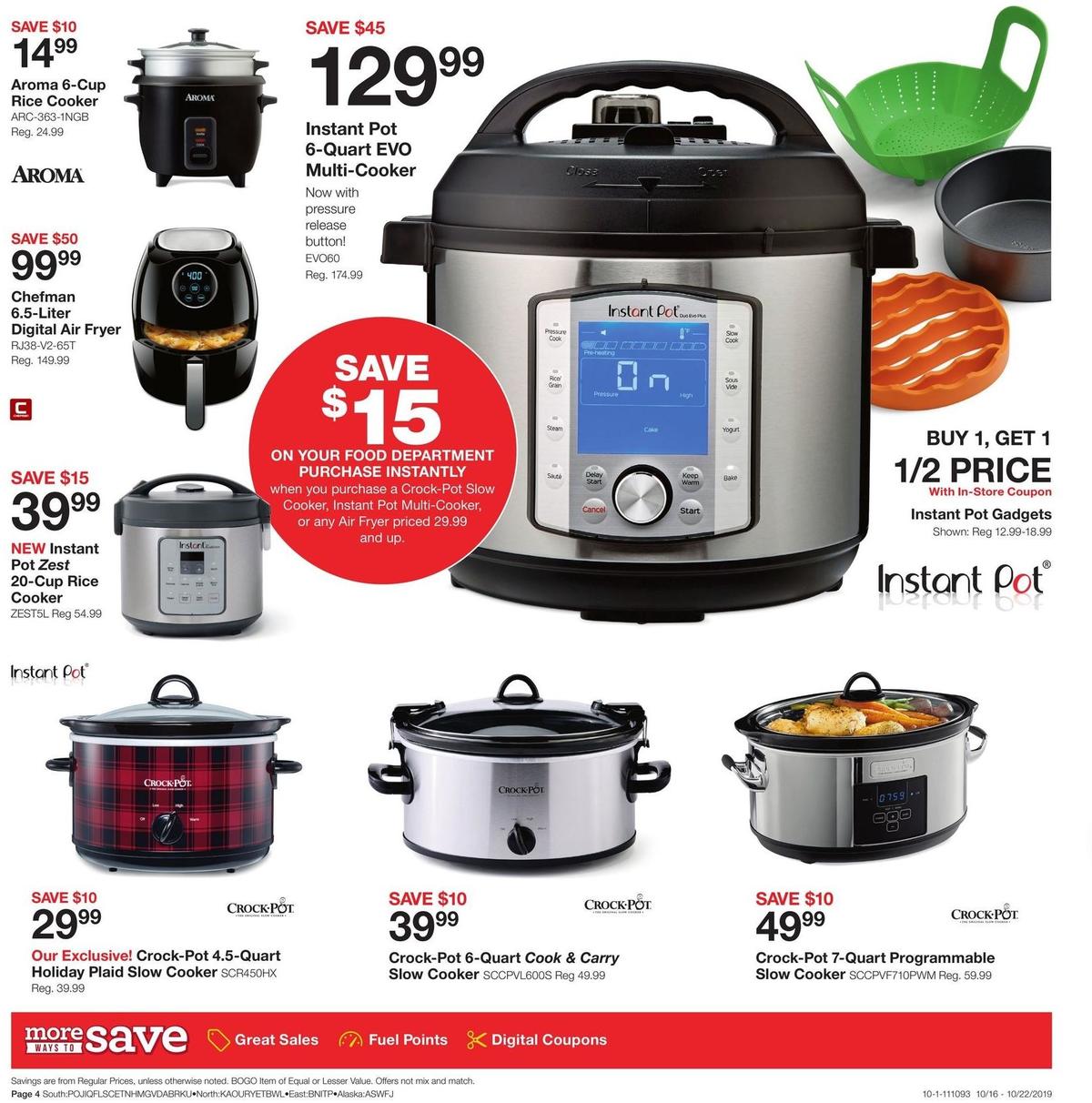 Fred Meyer General Merchandise Weekly Ad from October 16
