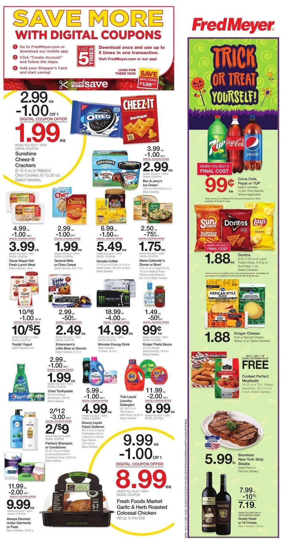 Fred Meyer Weekly Ad from October 23