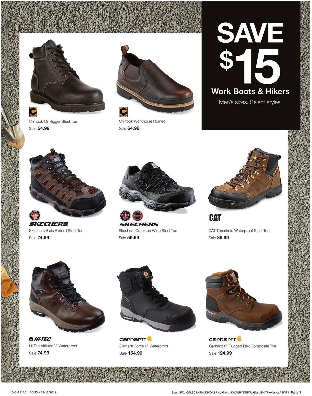 Fred Meyer Workwear Weekly Ad from October 30