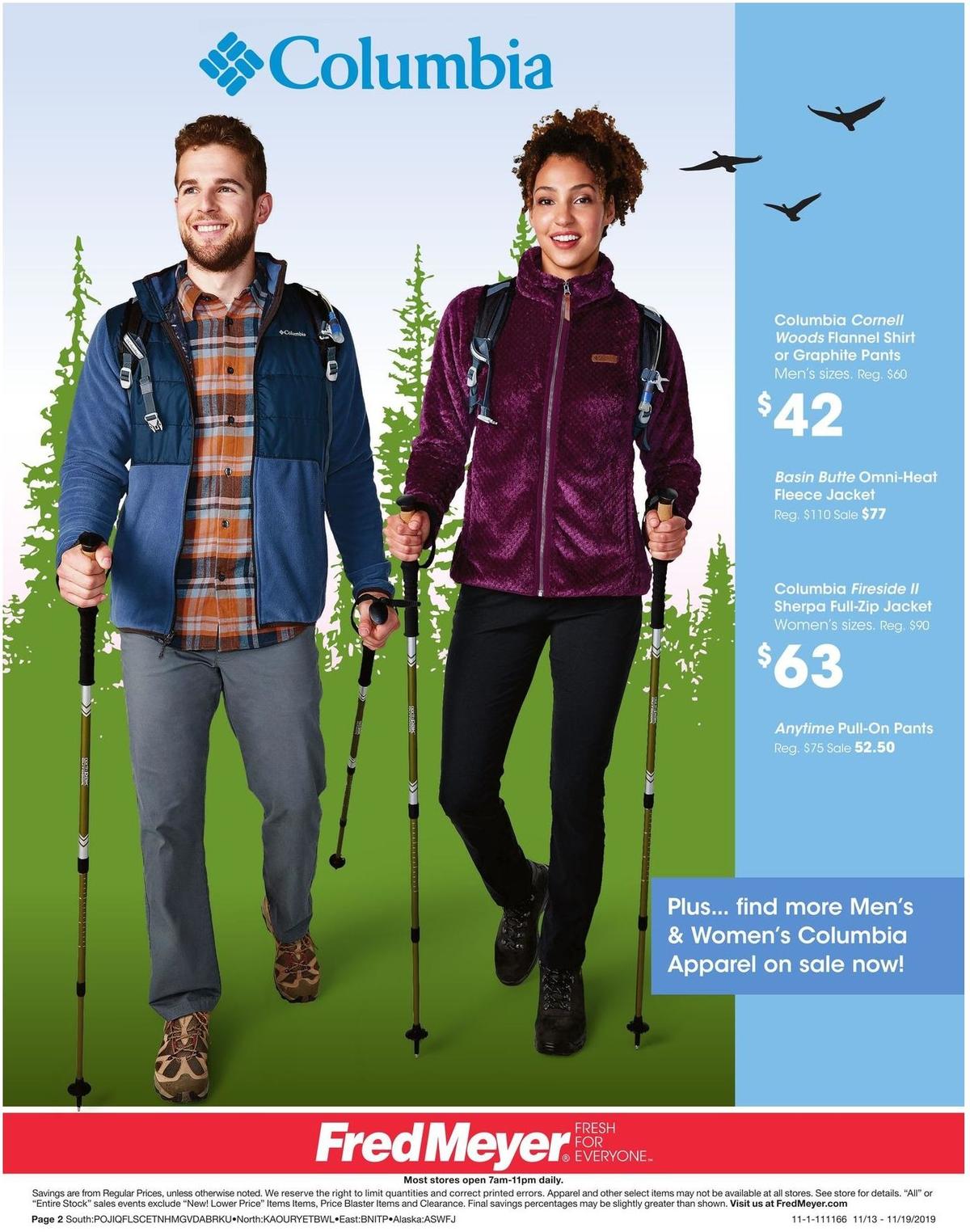 Fred Meyer Columbia Weekly Ad from November 13
