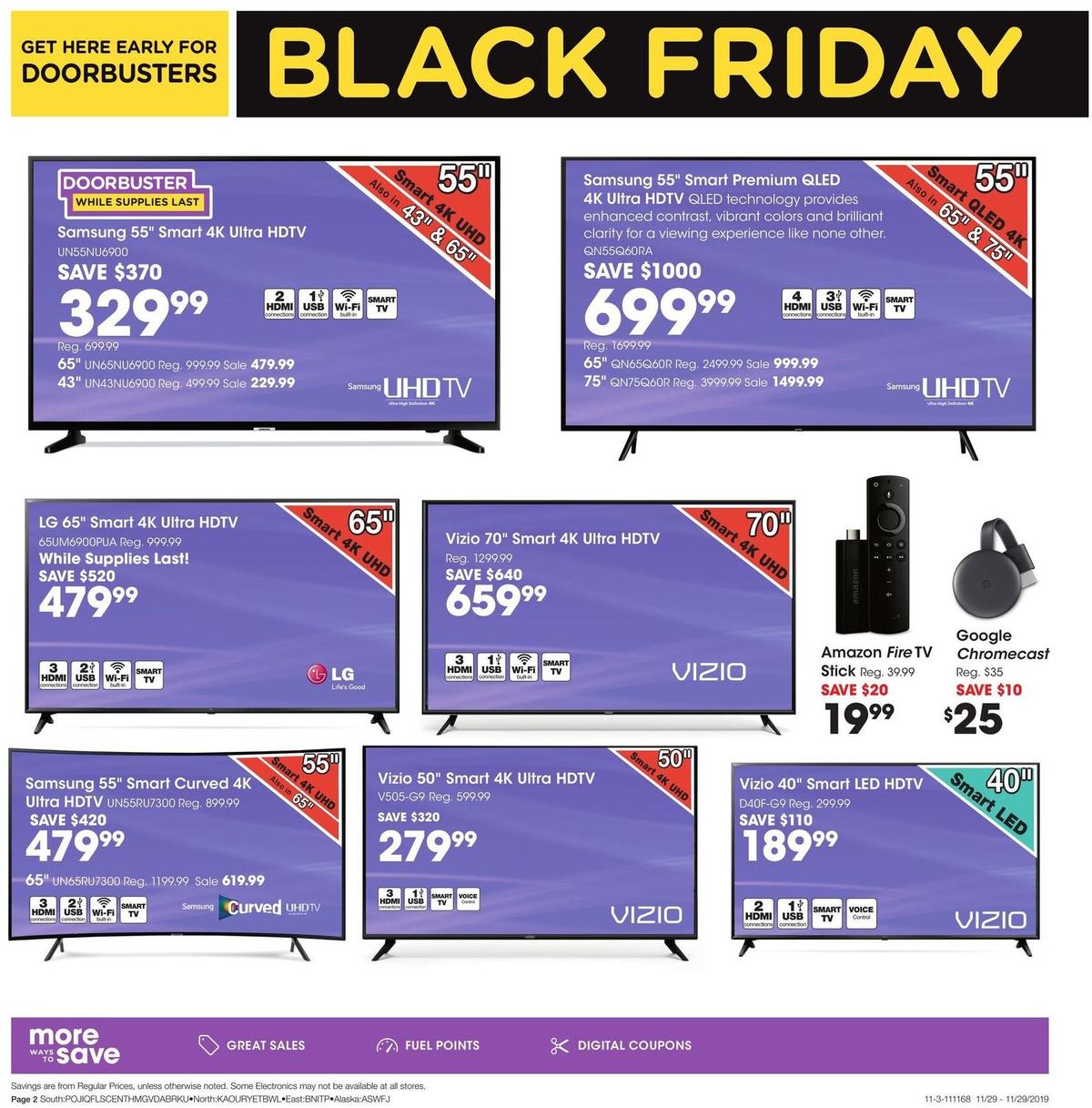 Fred Meyer Black Friday Weekly Ad from November 29