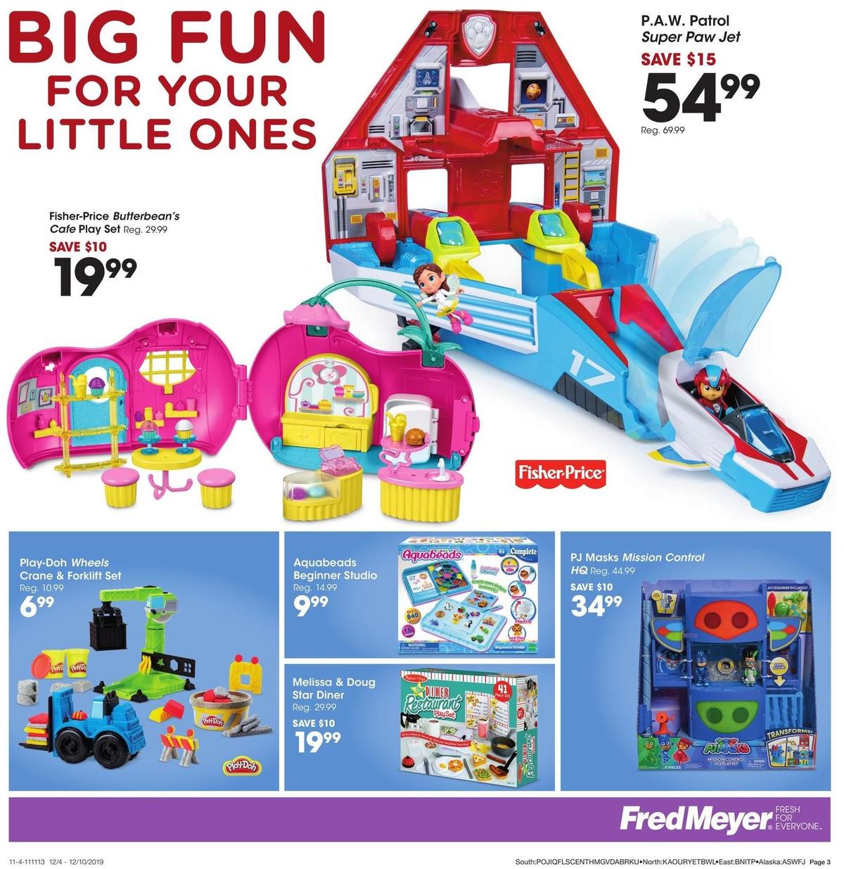 Fred Meyer General Merchandise Weekly Ad from December 4