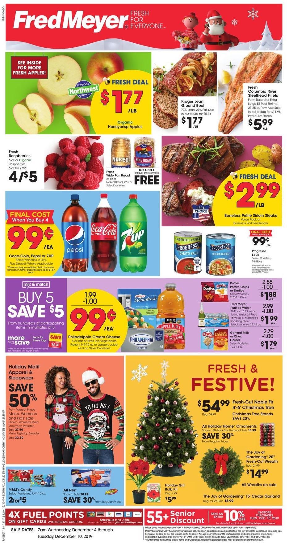 Fred Meyer Weekly Ad from December 4