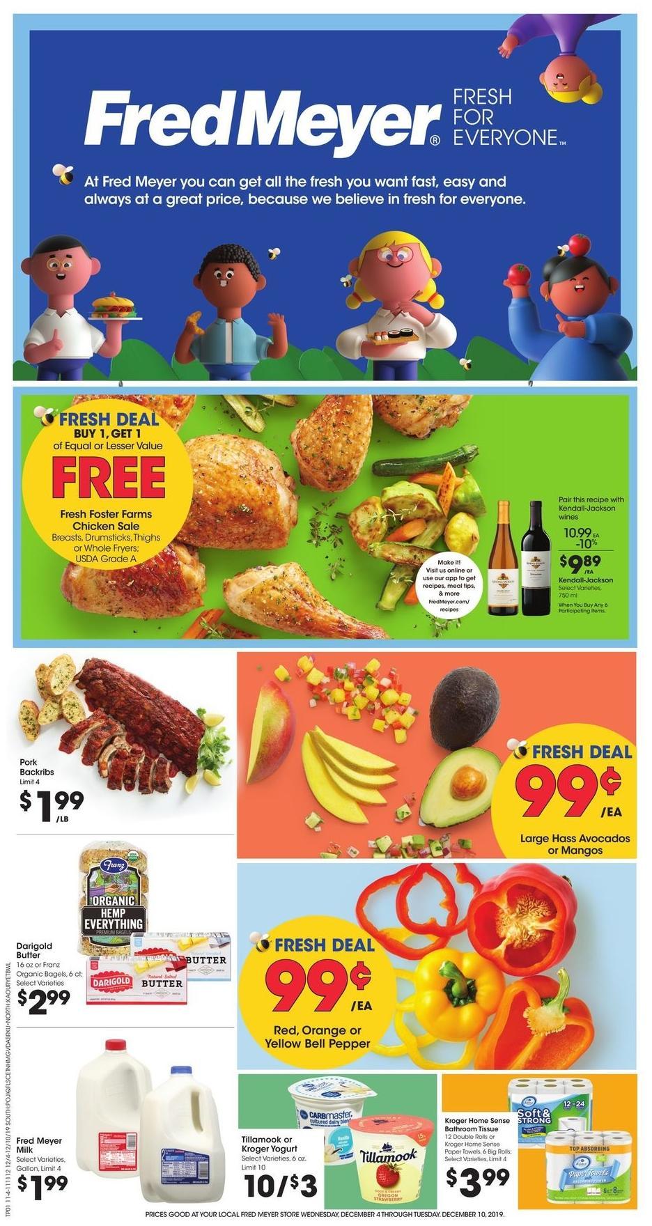 Fred Meyer Weekly Ad from December 4