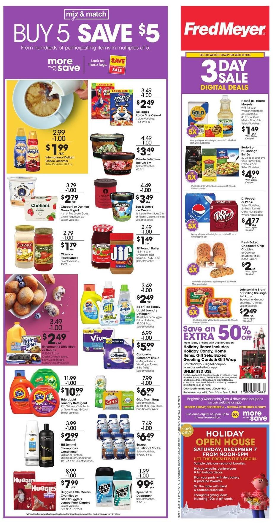 Fred Meyer Weekly Ad from December 4
