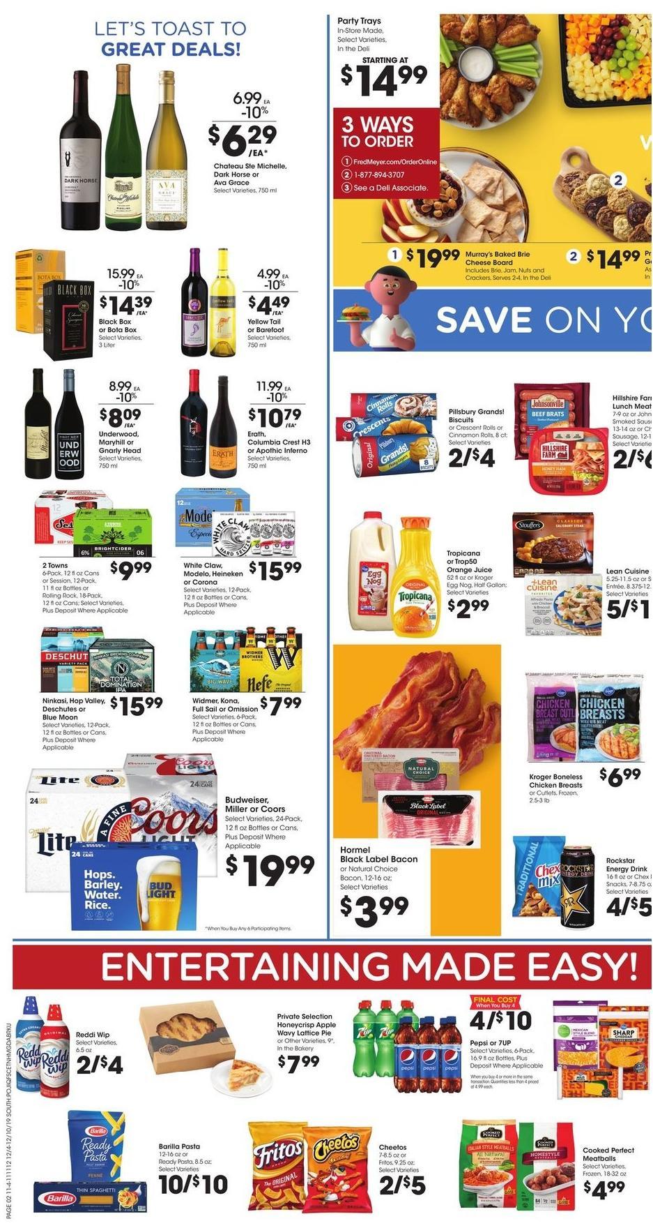 Fred Meyer Weekly Ad from December 4