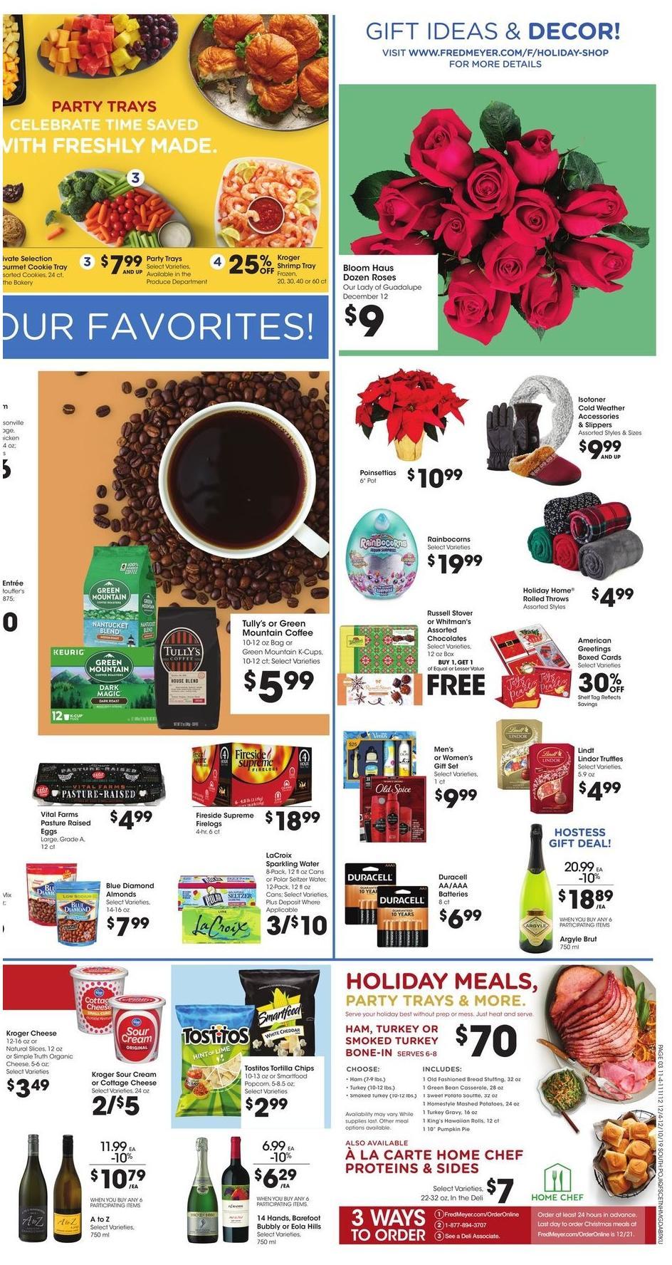 Fred Meyer Weekly Ad from December 4