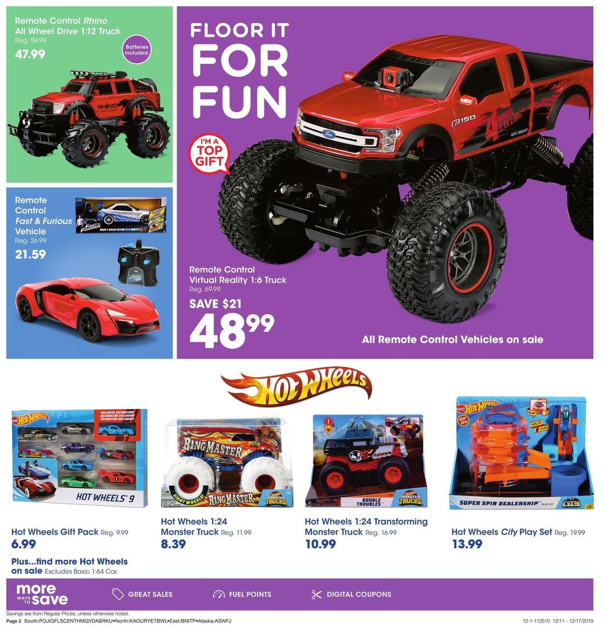 Fred Meyer Toy Book Weekly Ad from December 11