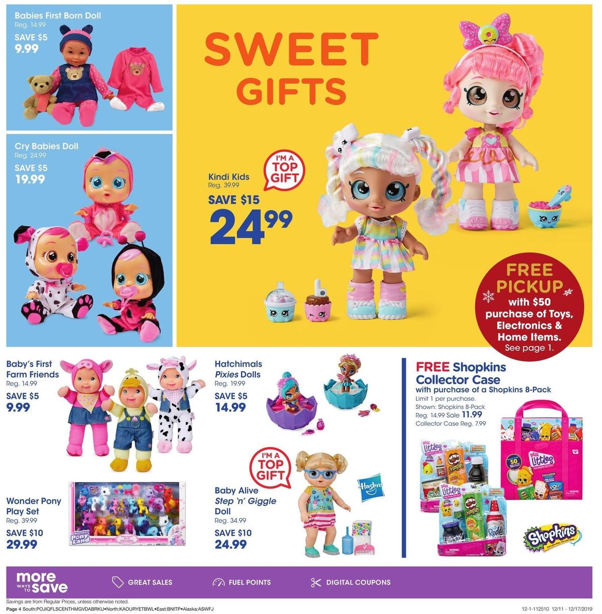 Fred Meyer Toy Book Weekly Ad from December 11