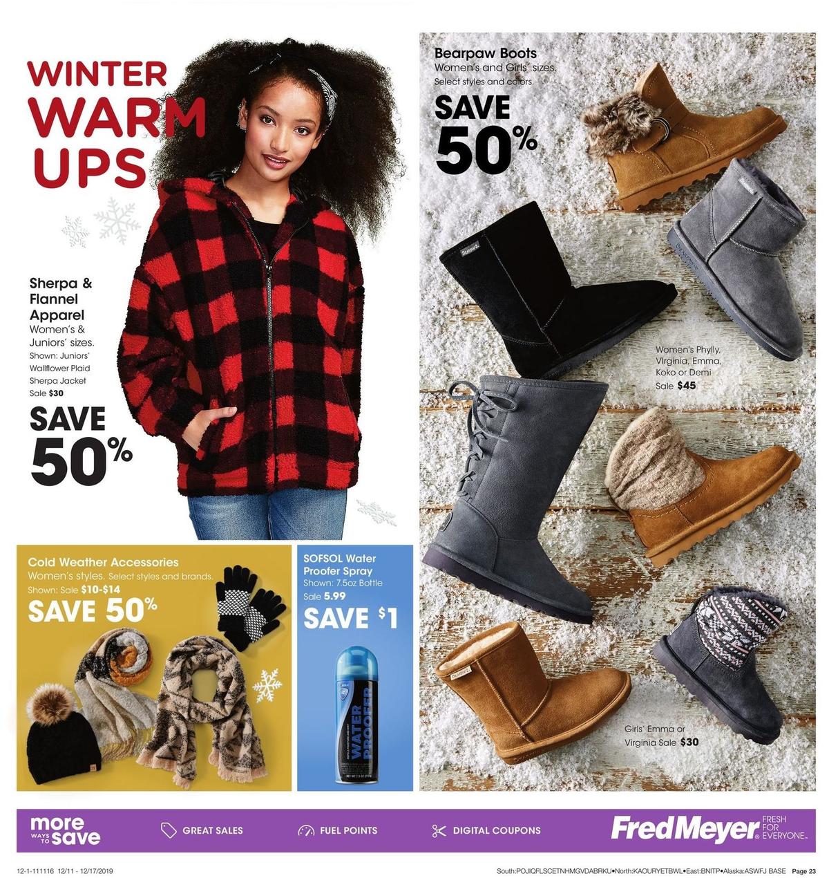 Fred Meyer Electronics & Apparel Weekly Ad from December 11