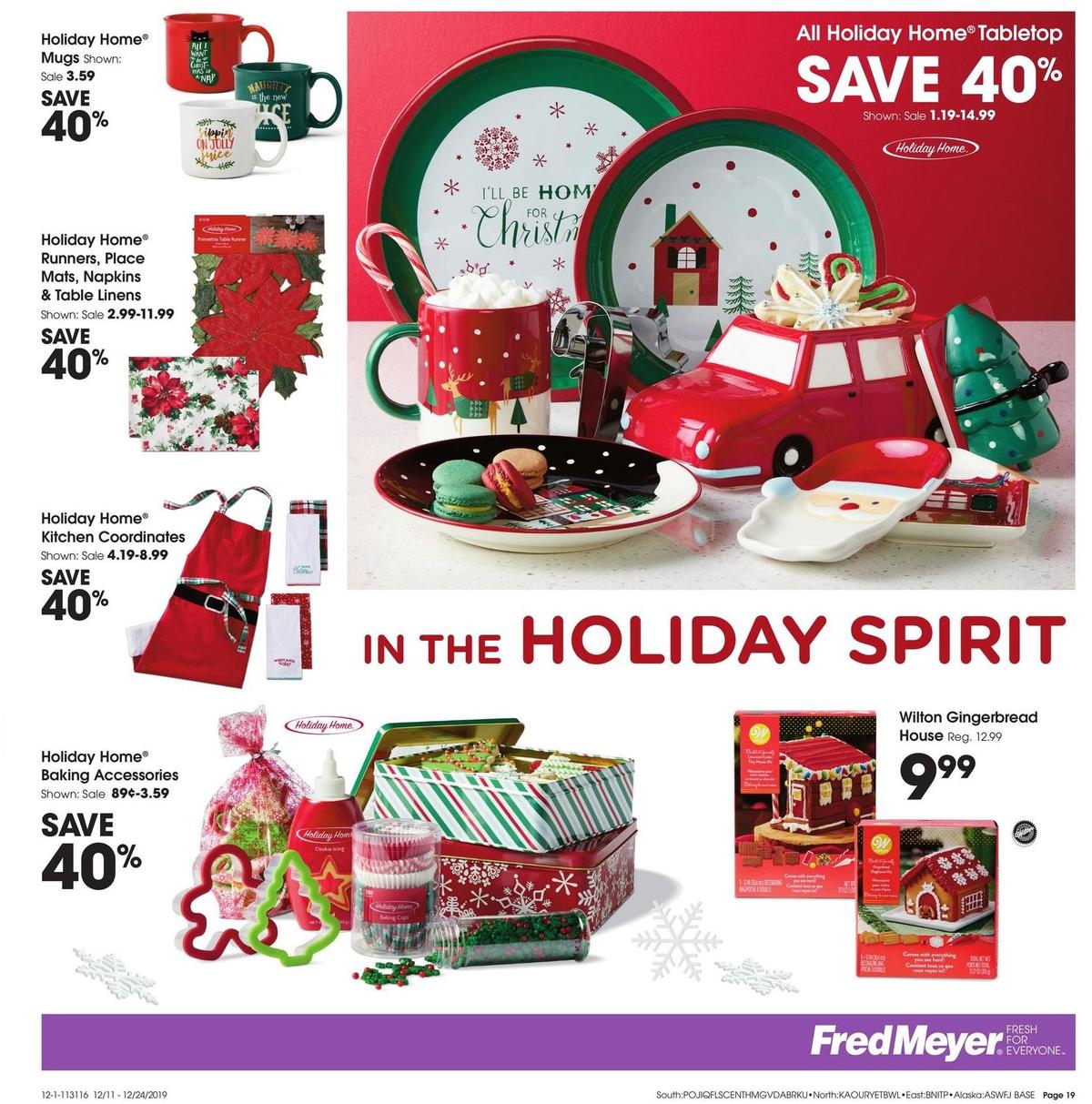 Fred Meyer Home and Gift Ideas Weekly Ad from December 11