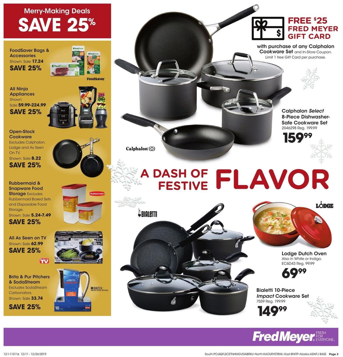 Fred Meyer Home and Gift Ideas Weekly Ad from December 11