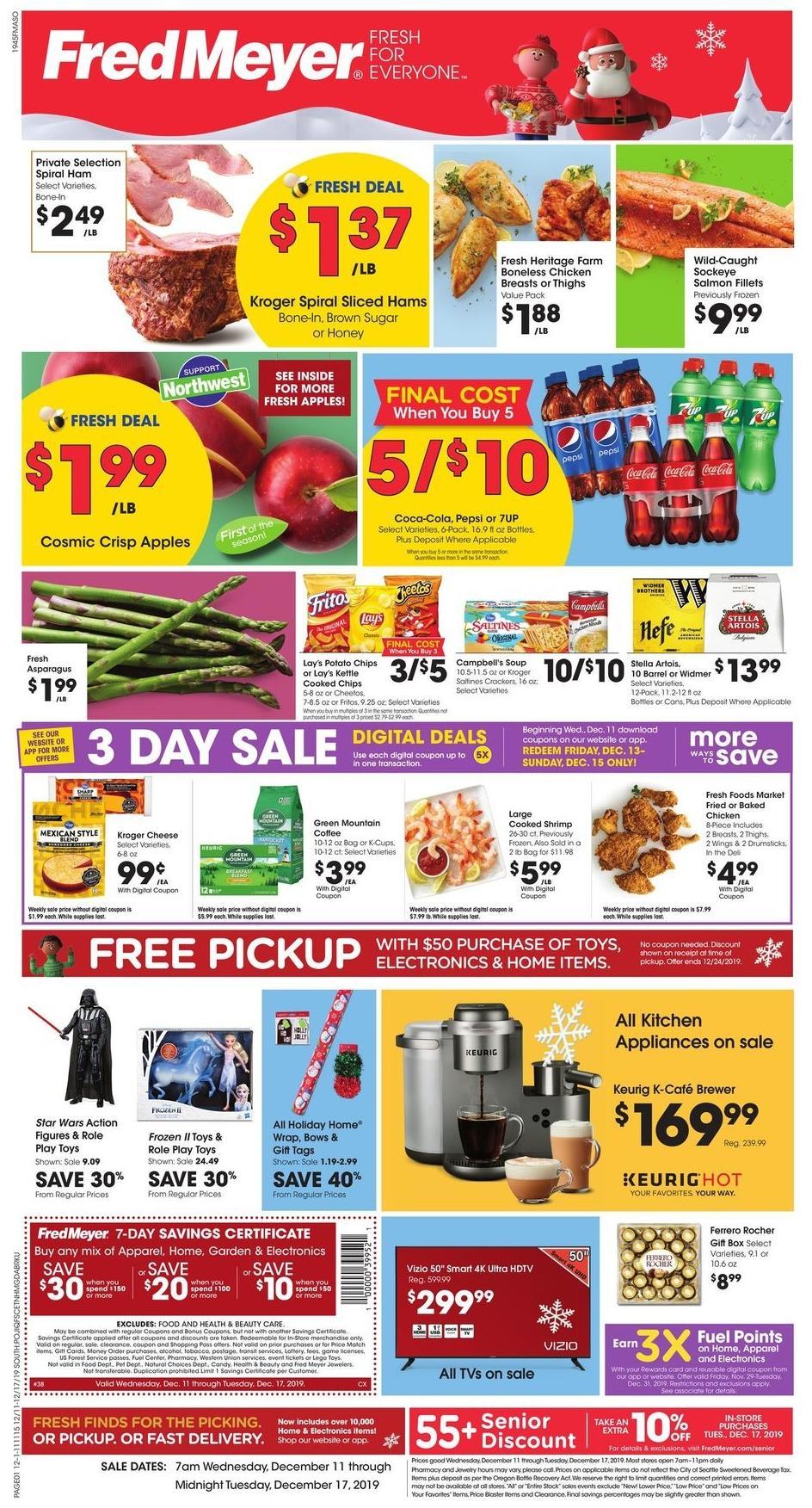 Fred Meyer Weekly Ad from December 11