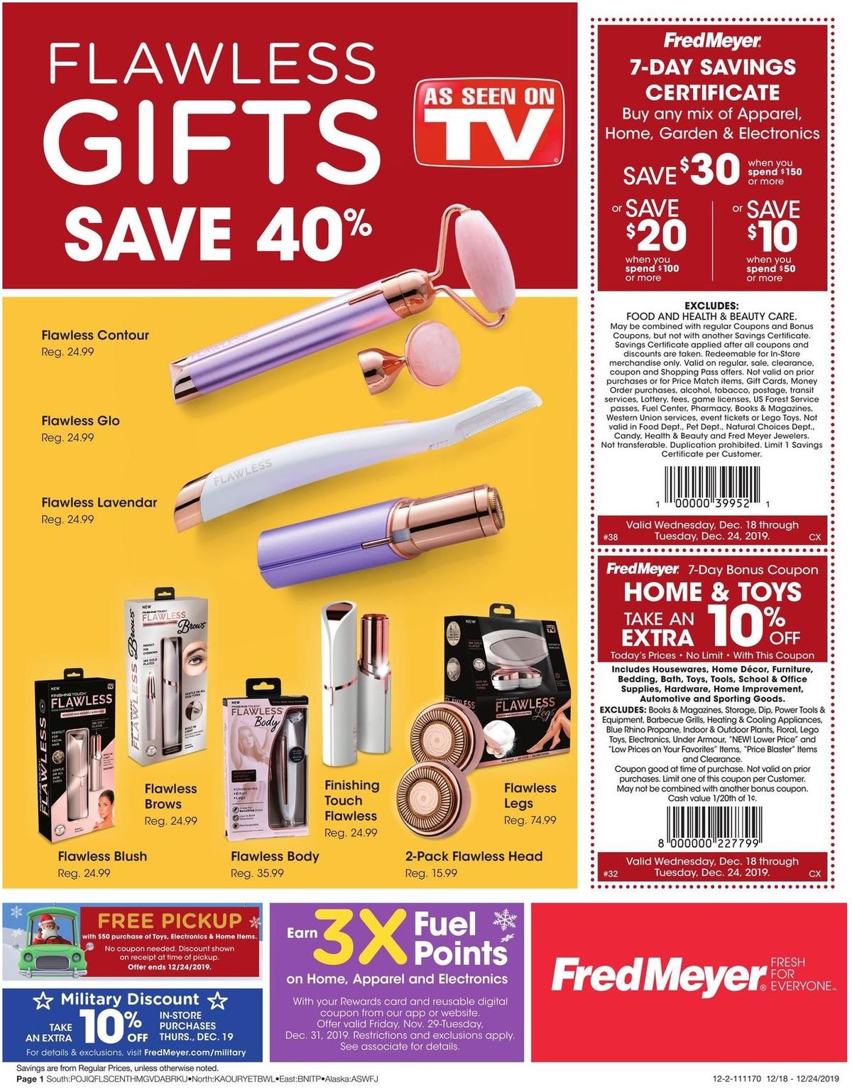 Fred Meyer As Seen On TV Weekly Ad from December 18