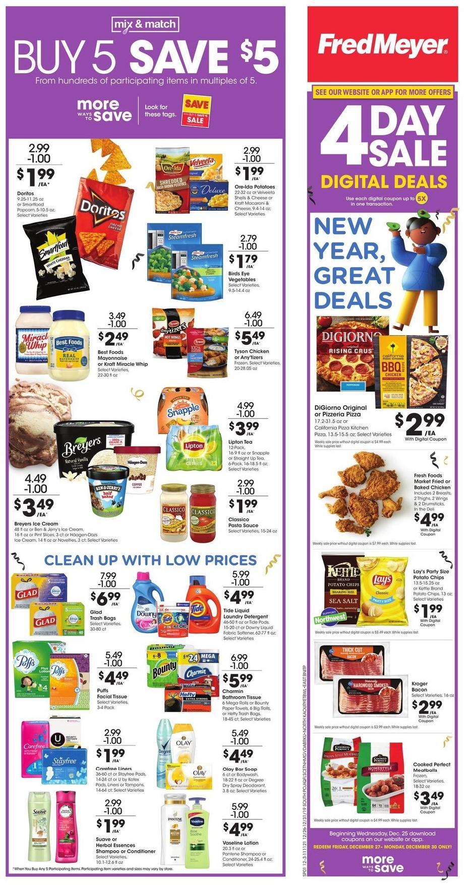 Fred Meyer Weekly Ad from December 26