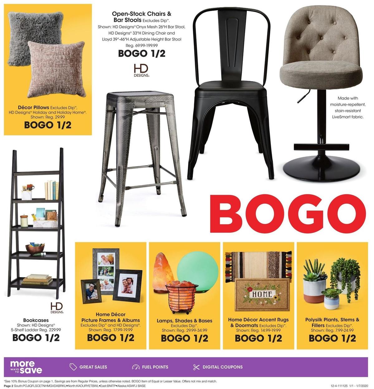 Fred Meyer General Merchandise Weekly Ad from January 1