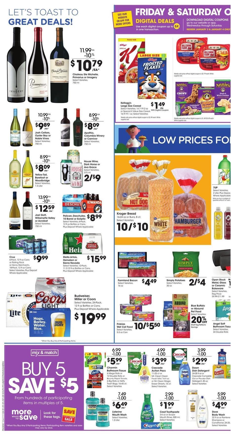 Fred Meyer Weekly Ad from January 1