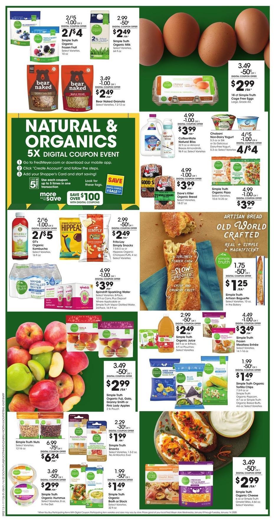 Fred Meyer Weekly Ad from January 8