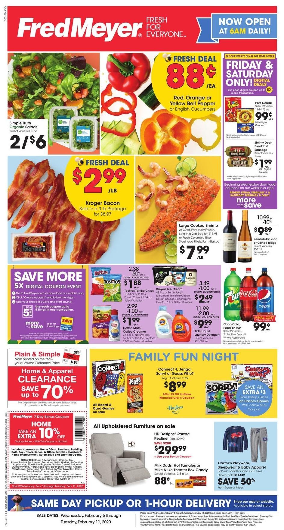 Fred Meyer Weekly Ad from February 5