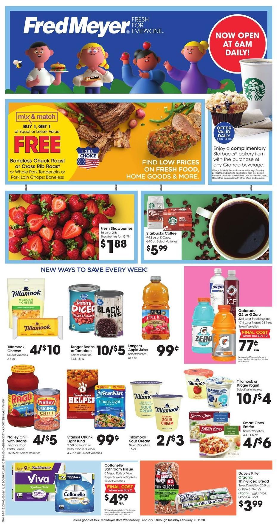 Fred Meyer Weekly Ad from February 5