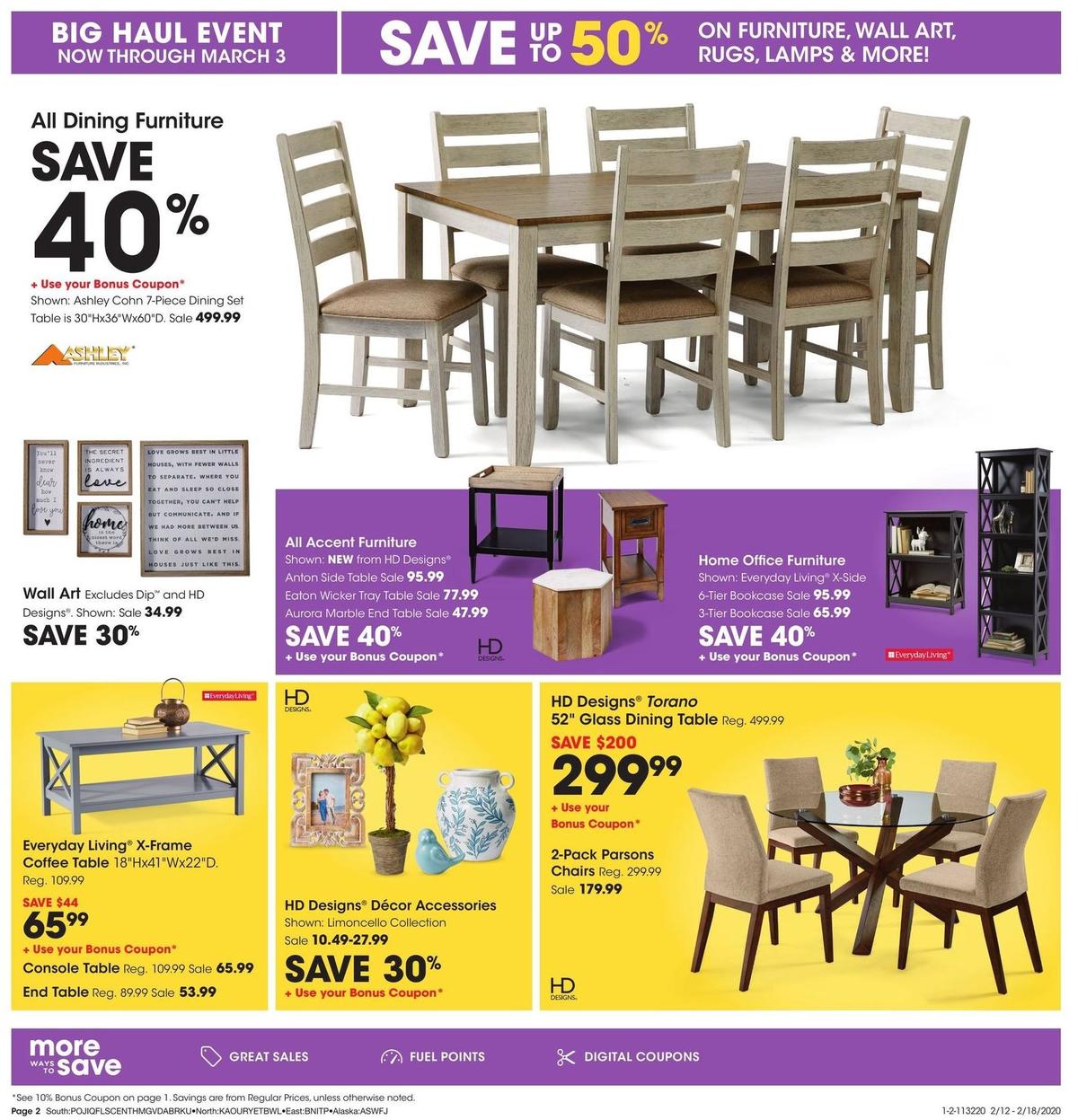 Fred Meyer General Merchandise Weekly Ad from February 12