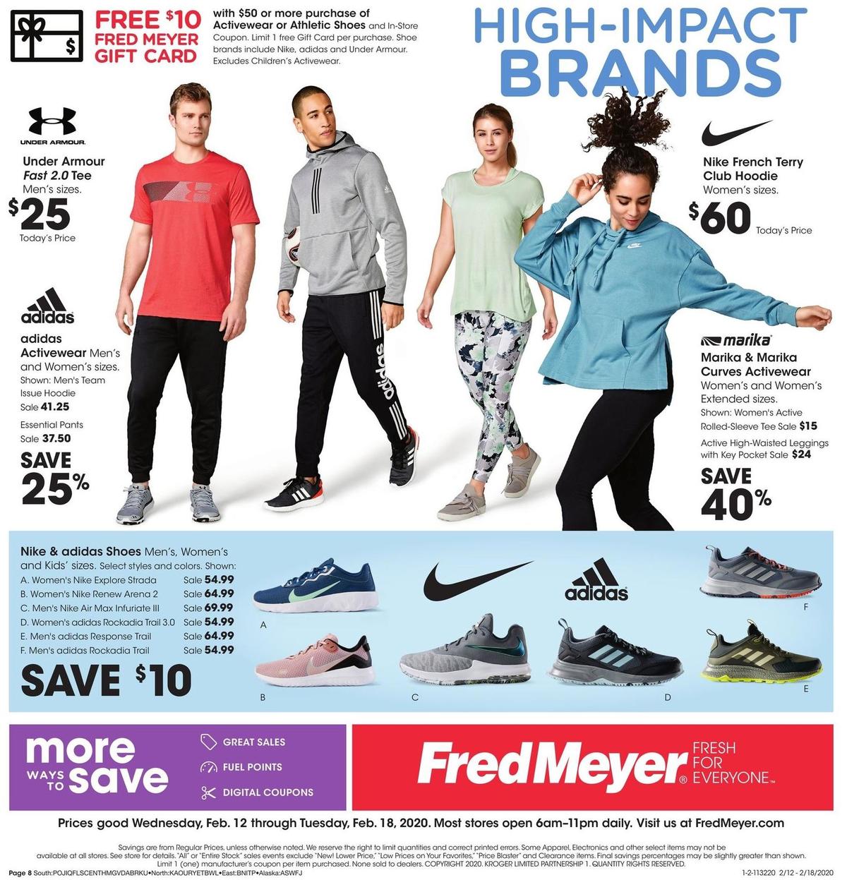 Fred Meyer General Merchandise Weekly Ad from February 12
