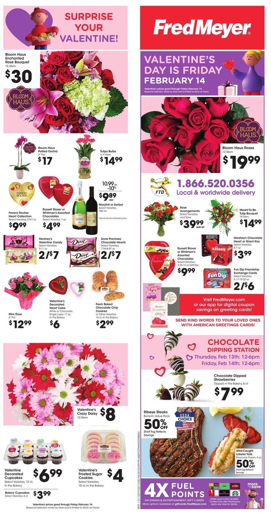 Fred Meyer Weekly Ad from February 12
