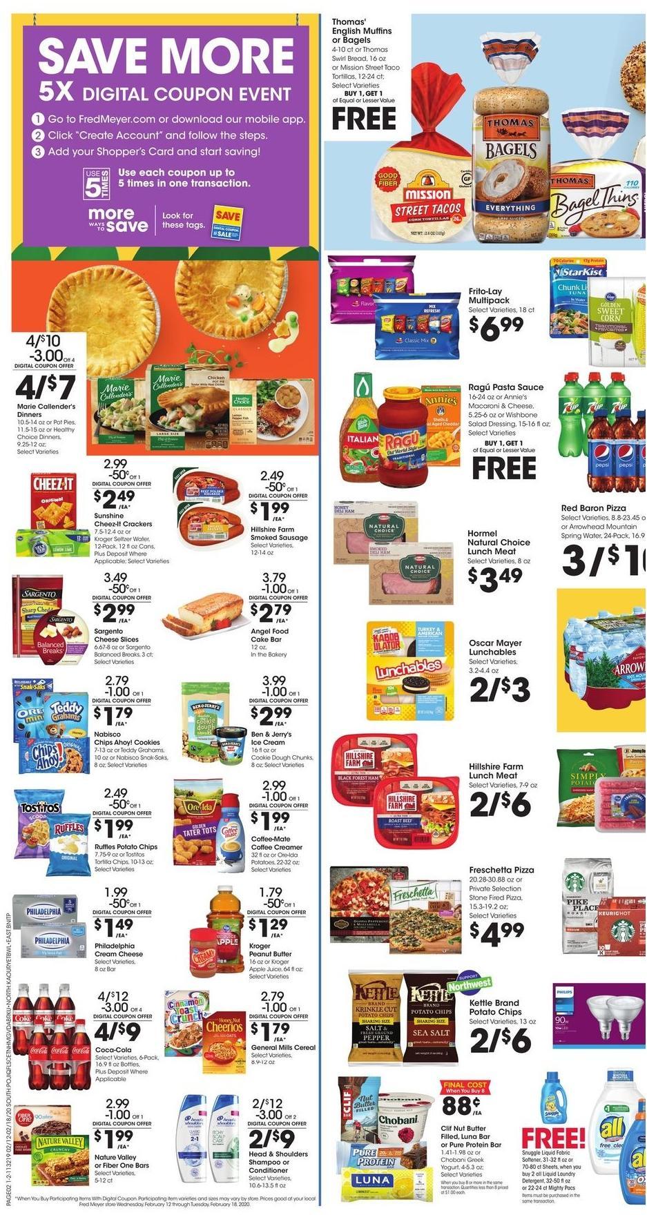 Fred Meyer Weekly Ad from February 12