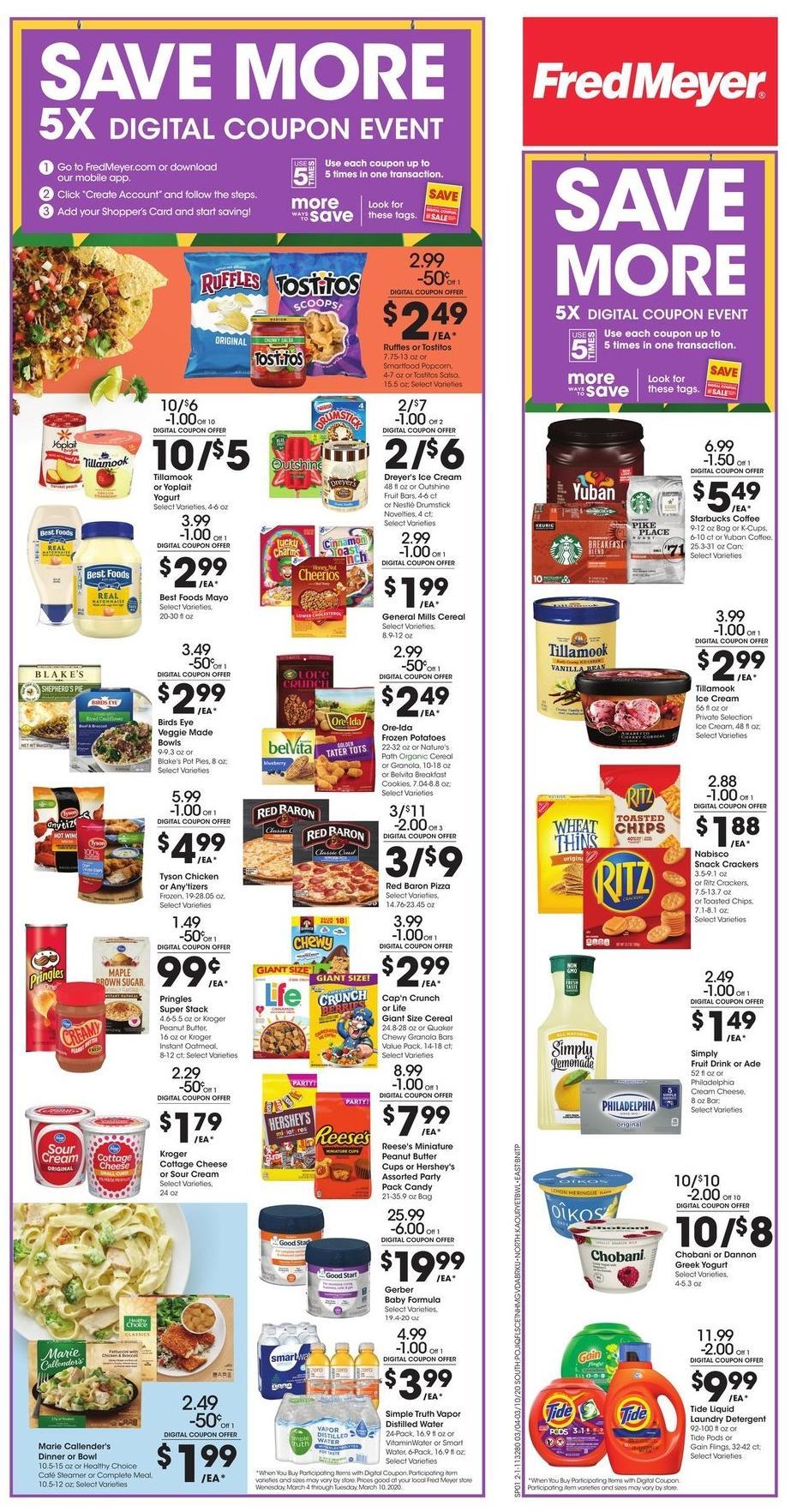 Fred Meyer Weekly Ad from March 4