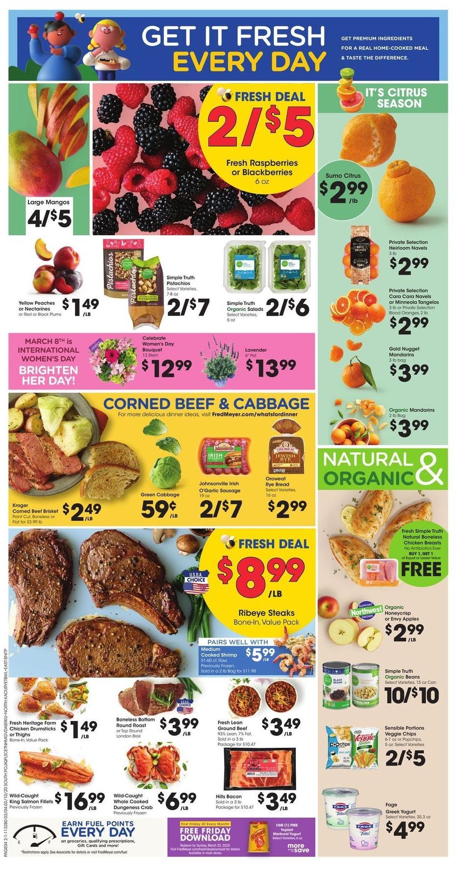 Fred Meyer Weekly Ad from March 4