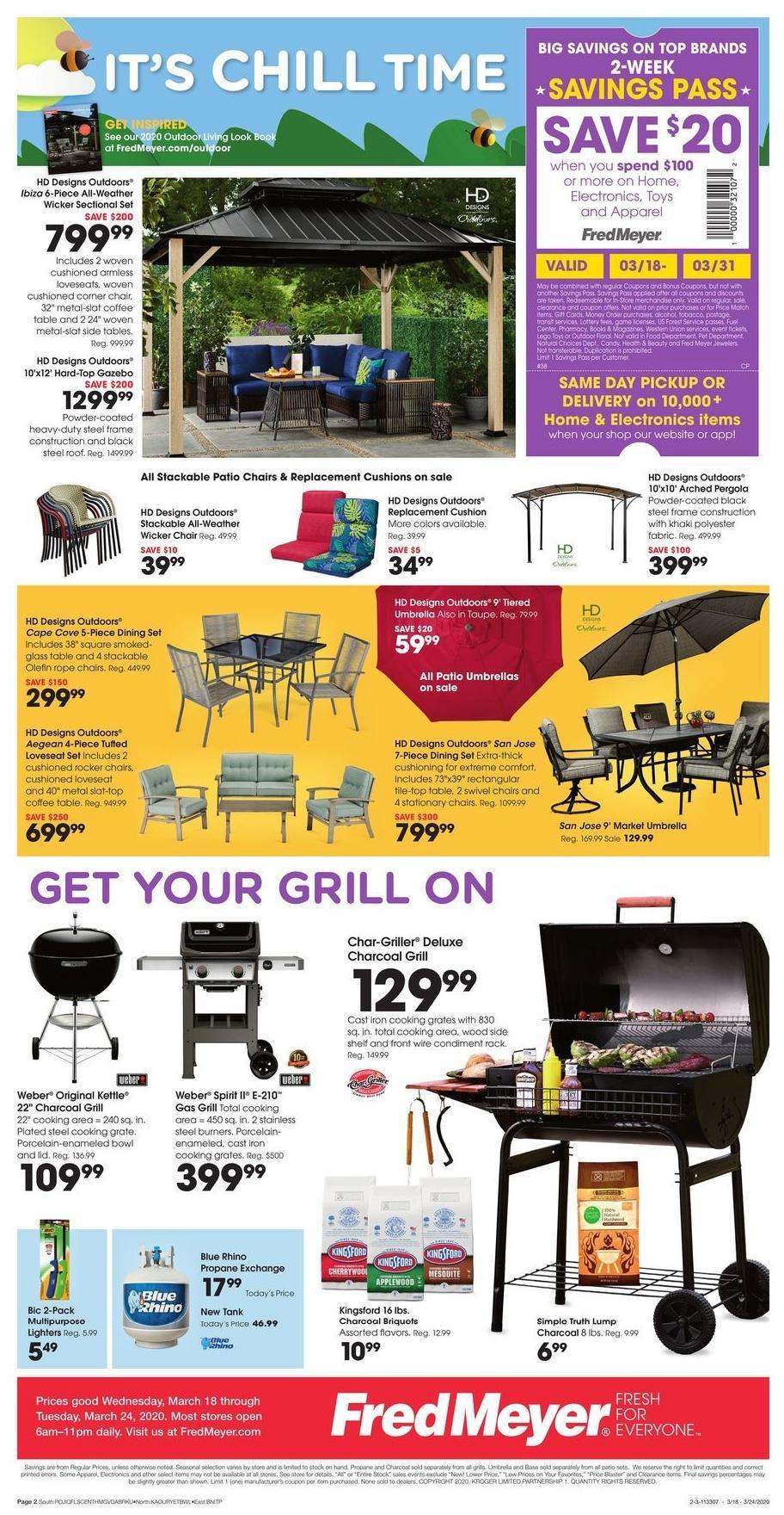 Fred Meyer Garden Weekly Ad from March 18