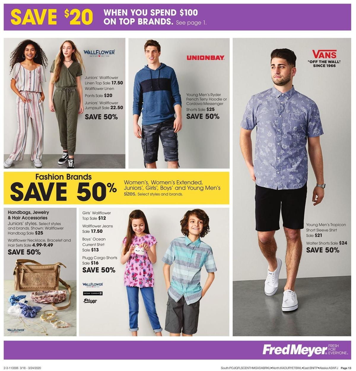 Fred Meyer General Merchandise Weekly Ad from March 18