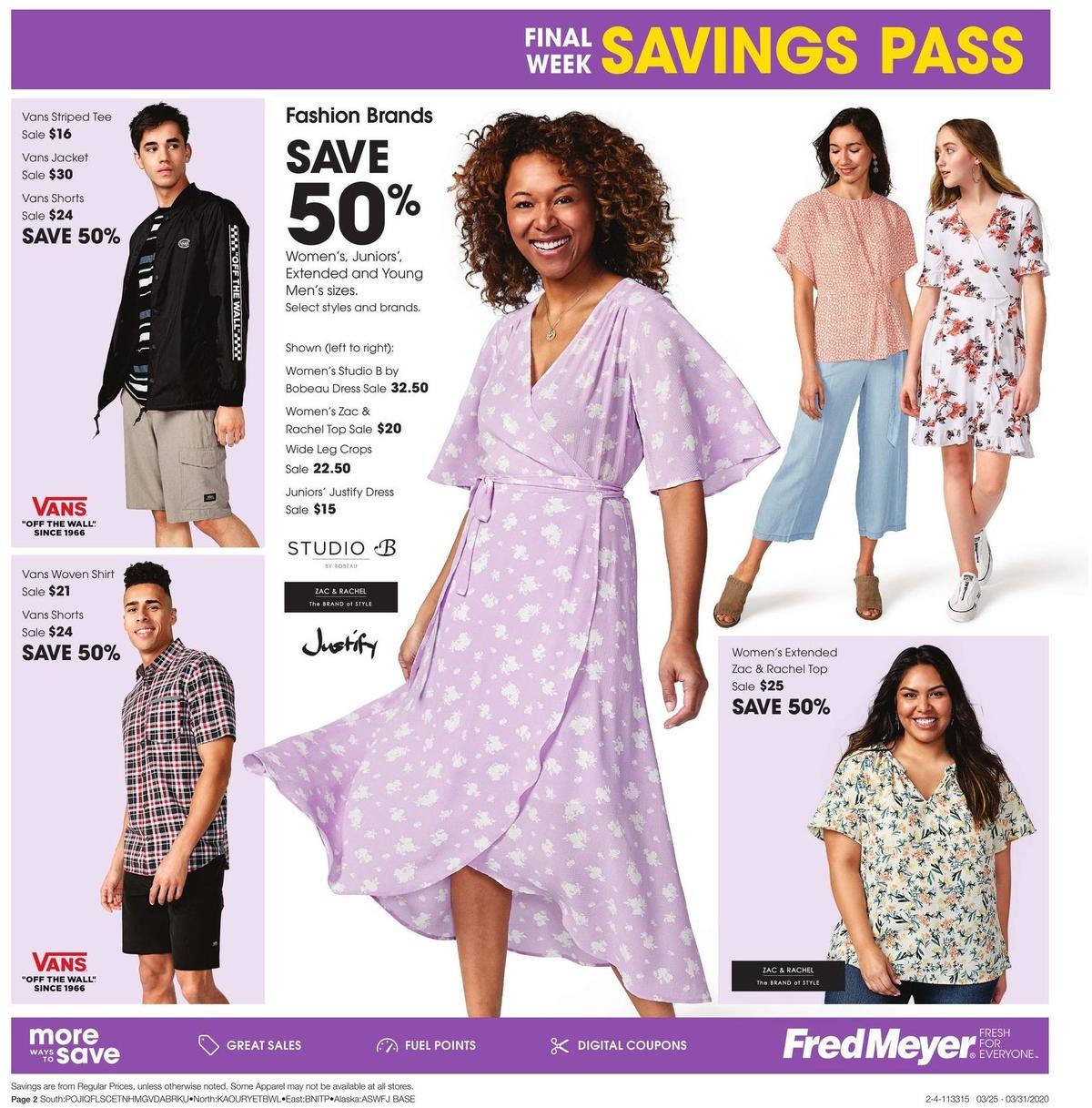 Fred Meyer General Merchandise Weekly Ad from March 25