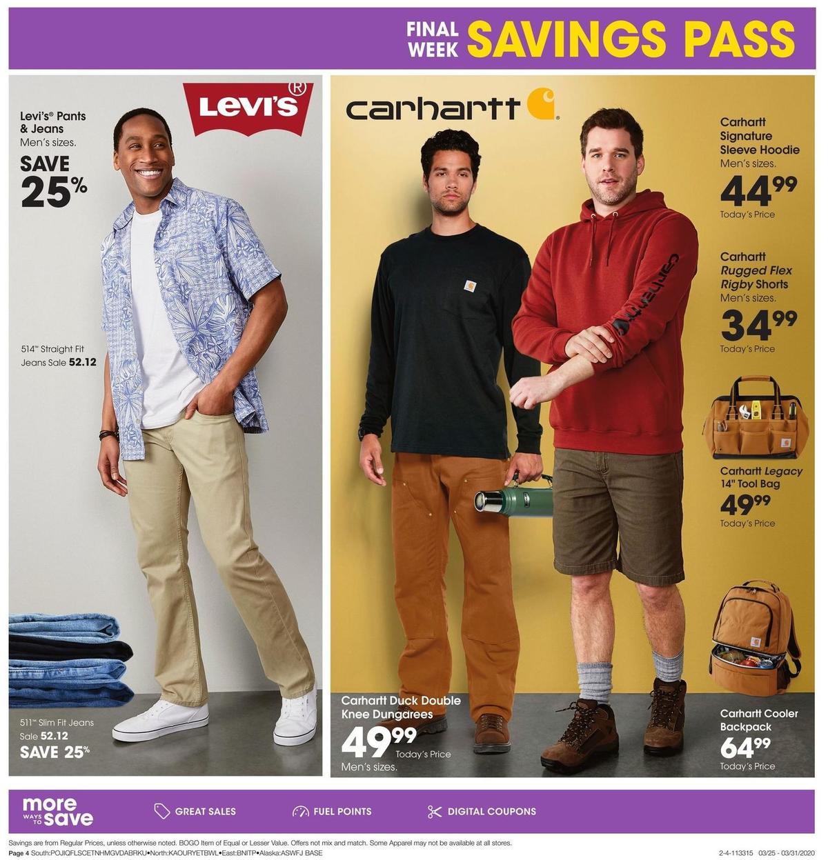 Fred Meyer General Merchandise Weekly Ad from March 25